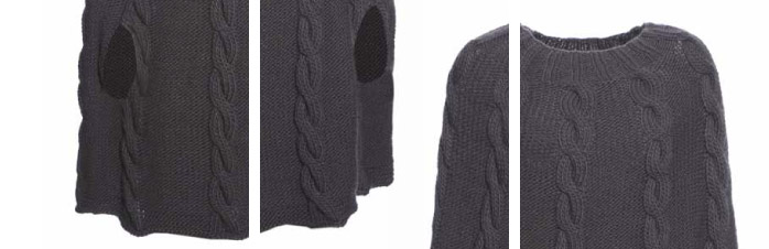 Poncho m snoninger opskrift thumb