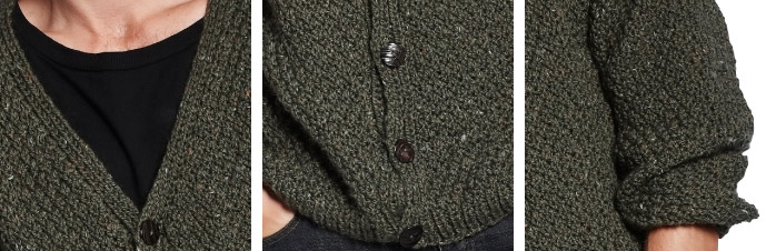 Groen herrecardigan opskrift garn10 bcgarn thumb